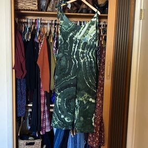 Green Tie-Dye jumpsuit